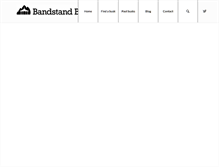 Tablet Screenshot of bandstandbusking.com